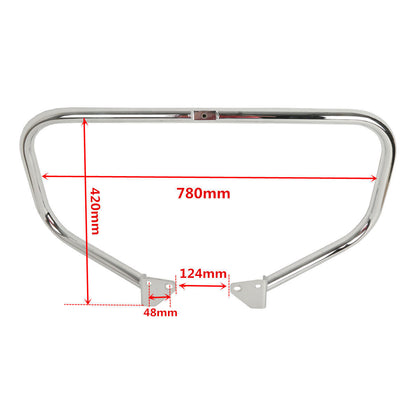 ya 5 8.7 Chrome Engine Guard Highway Crash Bar for Harley Dyna Low Rider Street Bob