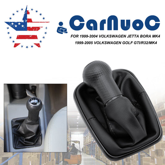 ya 11 6.5 Gear Shift Knob Decorative Gaitor Boot for VW for Golf for Bora for JETTA MK4 GTi 1999-05
