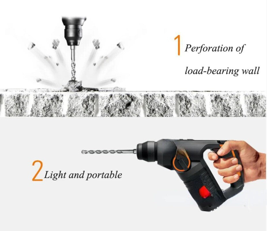 ya 25 Multi-function Electric Drill Wall Concrete Impact Drill Household WX346