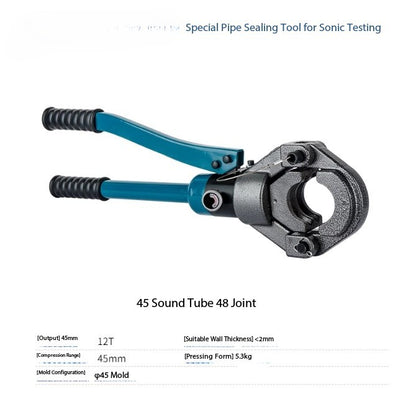 ya 26 Acoustic Pipe Hydraulic Pliers Pipe Testing Pliers Manual Pressure Pipe Pliers