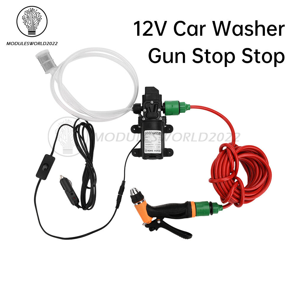 ya 26 DC12V 80W High Pressure Self-Priming Car Portable Washer Water Pump Kit