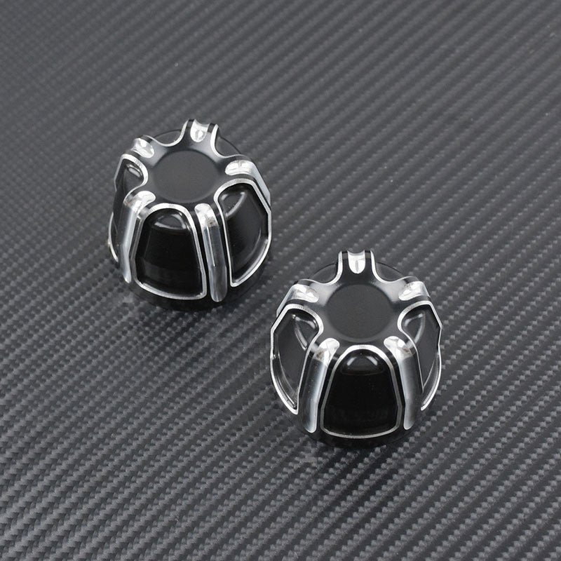 ya 3 6.23 Motorcycle 29MM Front Axle Nut Cover Cap Fit for Harley Softail Dyna Touring
