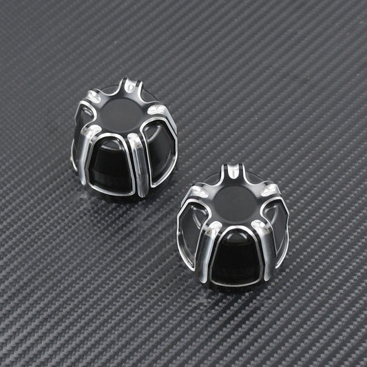 ya 3 6.23 Motorcycle 29MM Front Axle Nut Cover Cap Fit for Harley Softail Dyna Touring