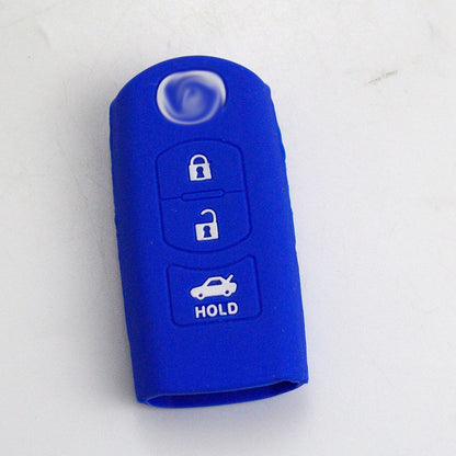 ya 5 8.7 New Silicone Key Cover Shell 3 Buttons for Mazda CX-5 CX-7 CX-9 3 6 FOB Case