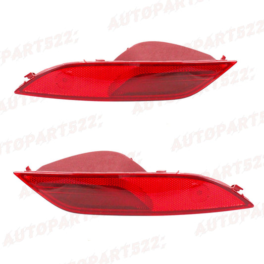 ya 2 7.16 Suitable for Volvo V40 2013 - 2019 Pair of LH&RH Red Rear Bumper Reflector Lenses