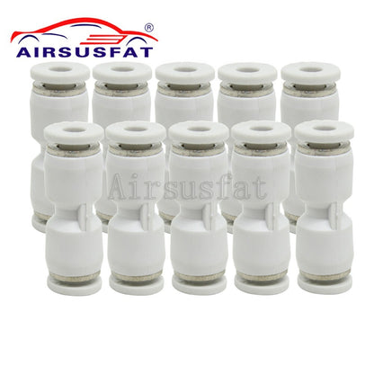 ya 1 8.12 baidi 10x 4mm for Mercedes Air Suspension Air Pipe Hose Repair Straight Connectors 