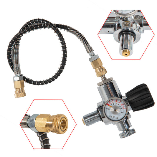 ya 26 7.28.2 Air Valve Regulator Fill Station Disconnect Hose For PCP Air Tank Toolg