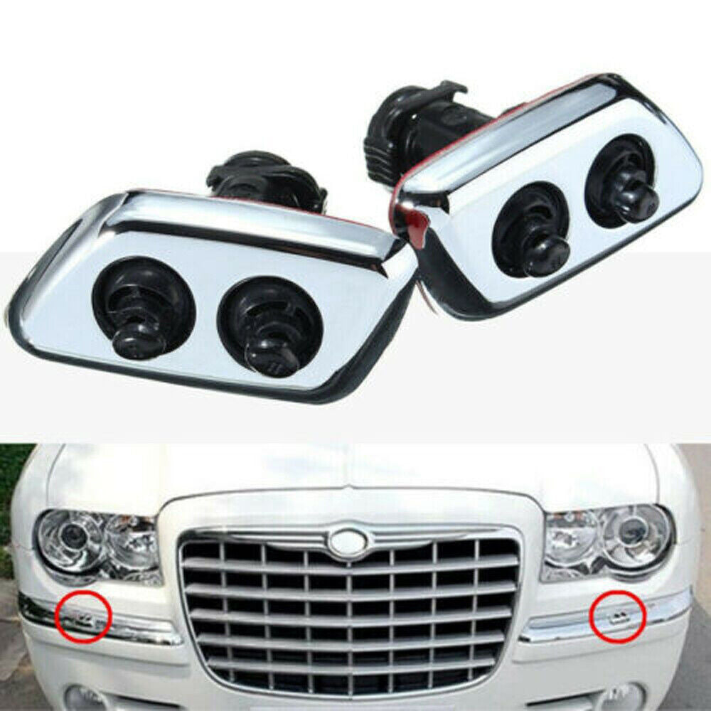 ya 4 6.22 2pcs Headlight Windshield Washer Nozzle DA805833AA Fits for Chrysler 300