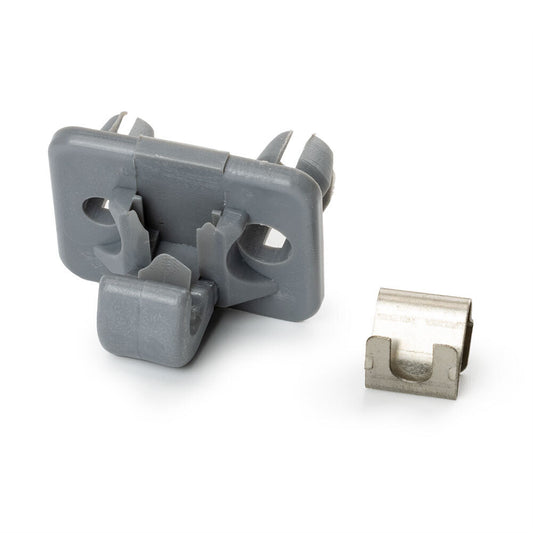 2x Sun Visor Gray Clip Holder 8U0857562A for Audi A3 S3 for A4 S4 A5 S5 Q3 Q5