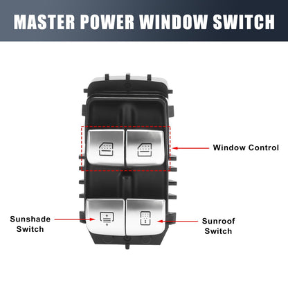 ya 1 8.12 baidi Rear Power Master Window Switch for Mercedes S550 S600 S63 AMG 14-16 #2229051505