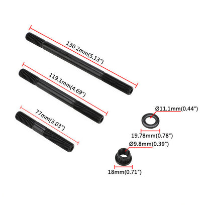 ya 5 8.7 279.1004 Cylinder 12 Point Head Stud Kit for Chevy BBC 454 For Aluminum Heads