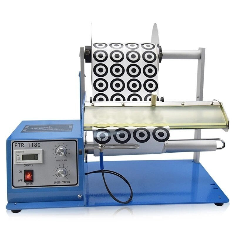 ya 26 8.1 FTR-118C-250mm Electric Fibre Optical Sensor Label Stripping Dispenser Machinea