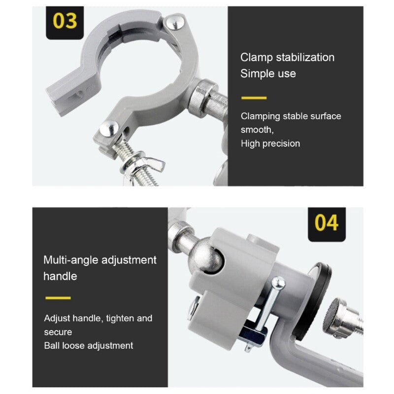 ya 25 Electric Drill Stand Holder Support Pliers Used Grinder Accessories Adjustable