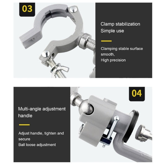 ya 25 Electric Drill Stand Holder Support Pliers Used Grinder Accessories Adjustable