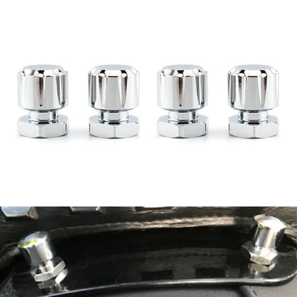 ya 5 8.7 for Harley Road King Road Glide Softai Fat Boy Silver 4xSolo Mounting Nuts Bolts