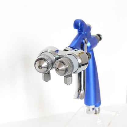 ya 26 Air Brush HVLP Spray Air Compressor Double Nozzle nometer Paint Sprayer