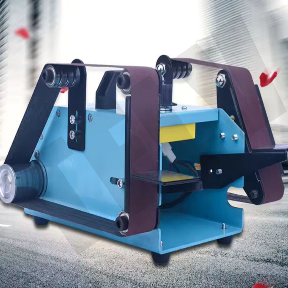 ya 17 Double Axis Electric Sander Sanding Belt Variable Speed Grinding Machine 950W,