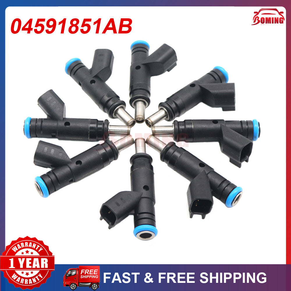 ya 1 7.2 (8pcs) Fuel Injectors for Dodge for Charger Durango for Ram 1500 for Chrysler 300 04591851AB