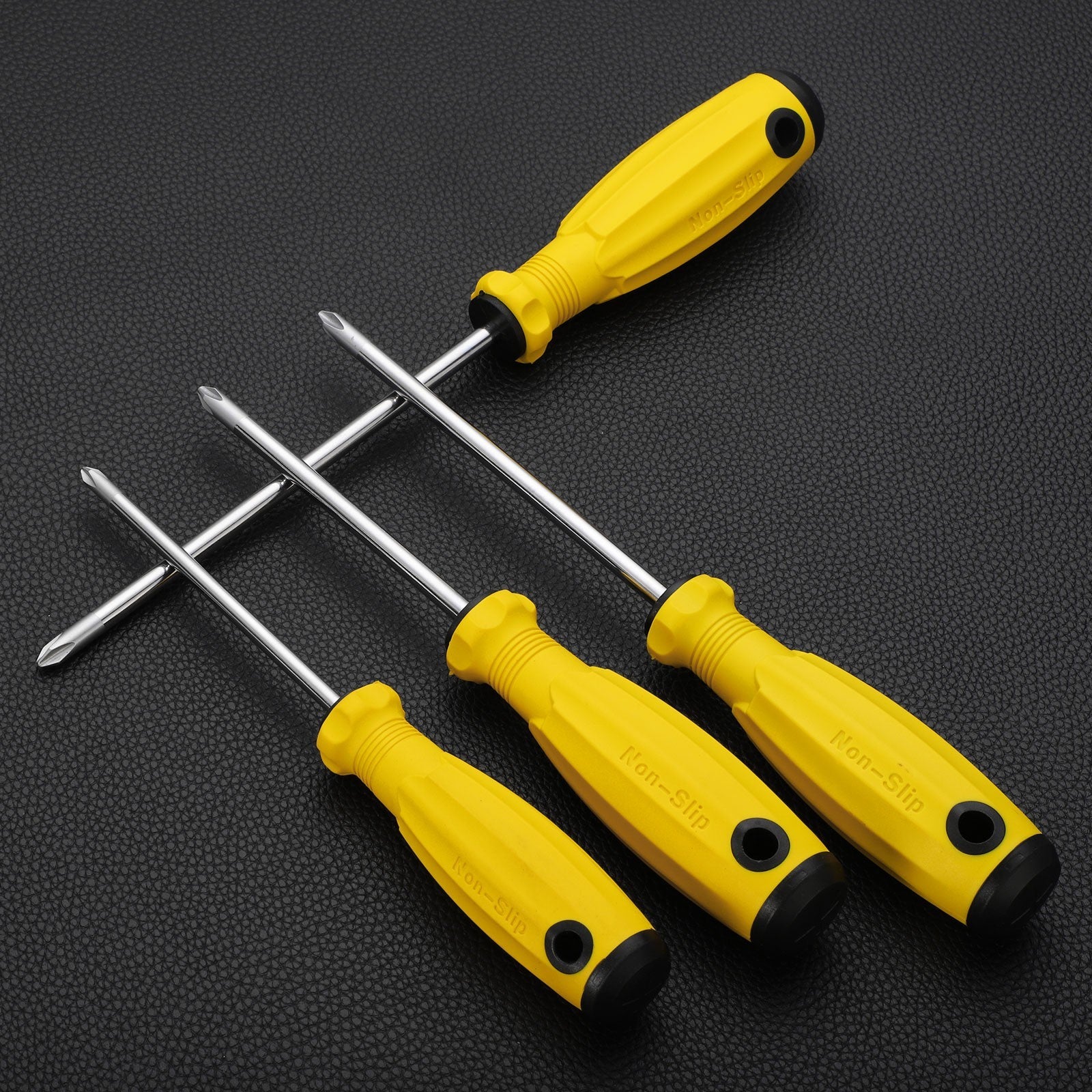ya 26 #2 9.4 Magnetic Screwdrivers CR-V PH2 Phillips Screwdriver , Yellow