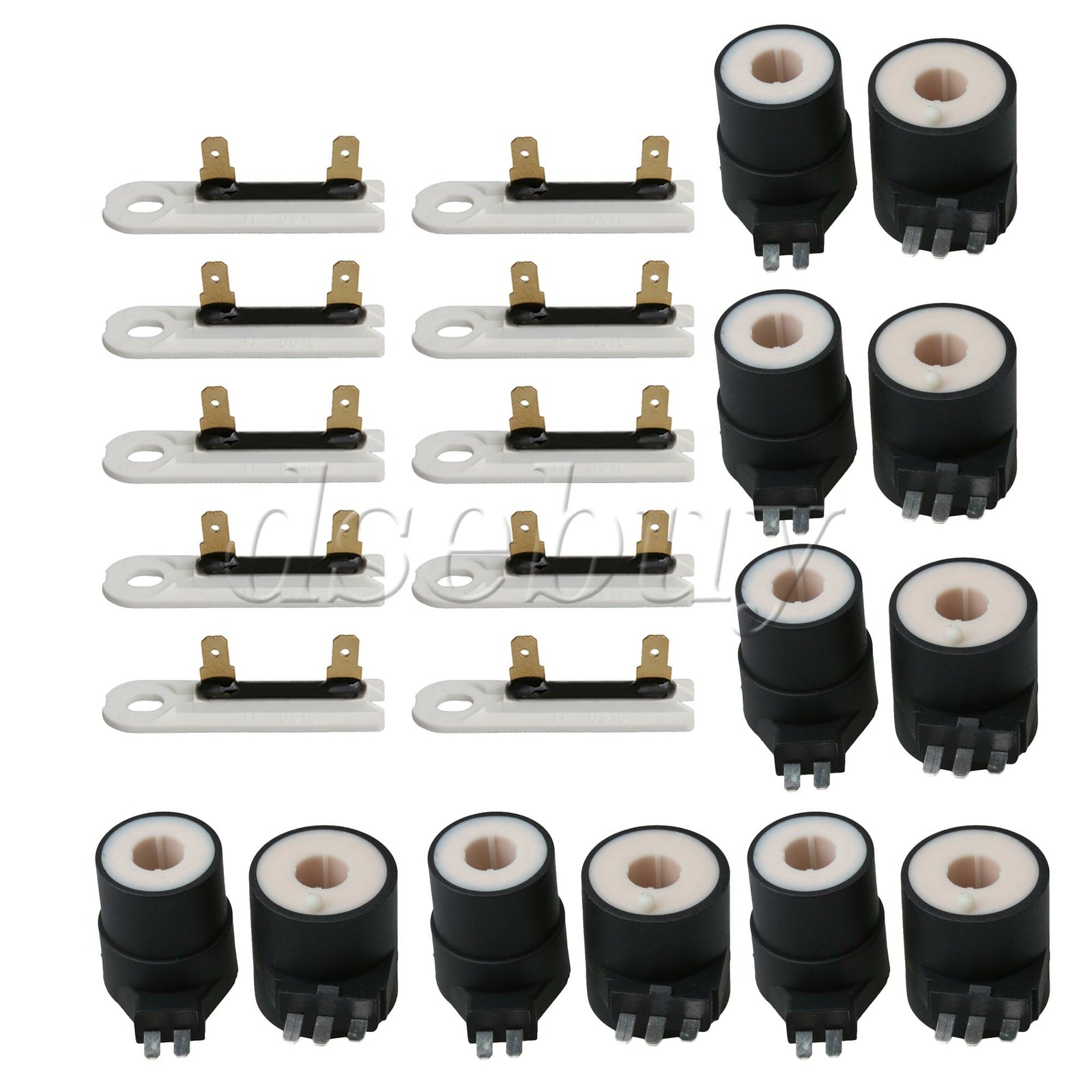 ya 26 6 Sets of 58804A 58804B Dryer Coil Kit with 10pcs 694511 Dryer Thermal Fuse