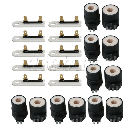 ya 26 6 Sets of 58804A 58804B Dryer Coil Kit with 10pcs 694511 Dryer Thermal Fuse