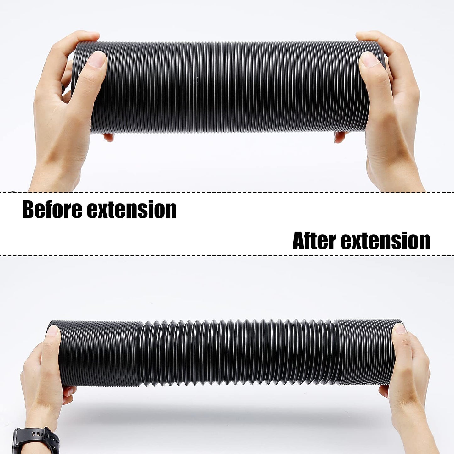 ya 5 8.7 3 Cold Air Inlet Duct Intake Hose Ducting Feed Pipe Flexible Air Filter Pipe