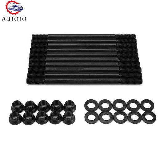 ya 27 7.2 Cylinder Head Stud Kit Fit For EVO8 EVO9 Eclipse 94-up 4G63 7-bolt 207-4203 11mm