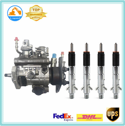 ya 27 7.2 Fuel Injection Pump DP210 w/4Pcs Fuel Injectors for Perkins 1104C-44 Engine DHL