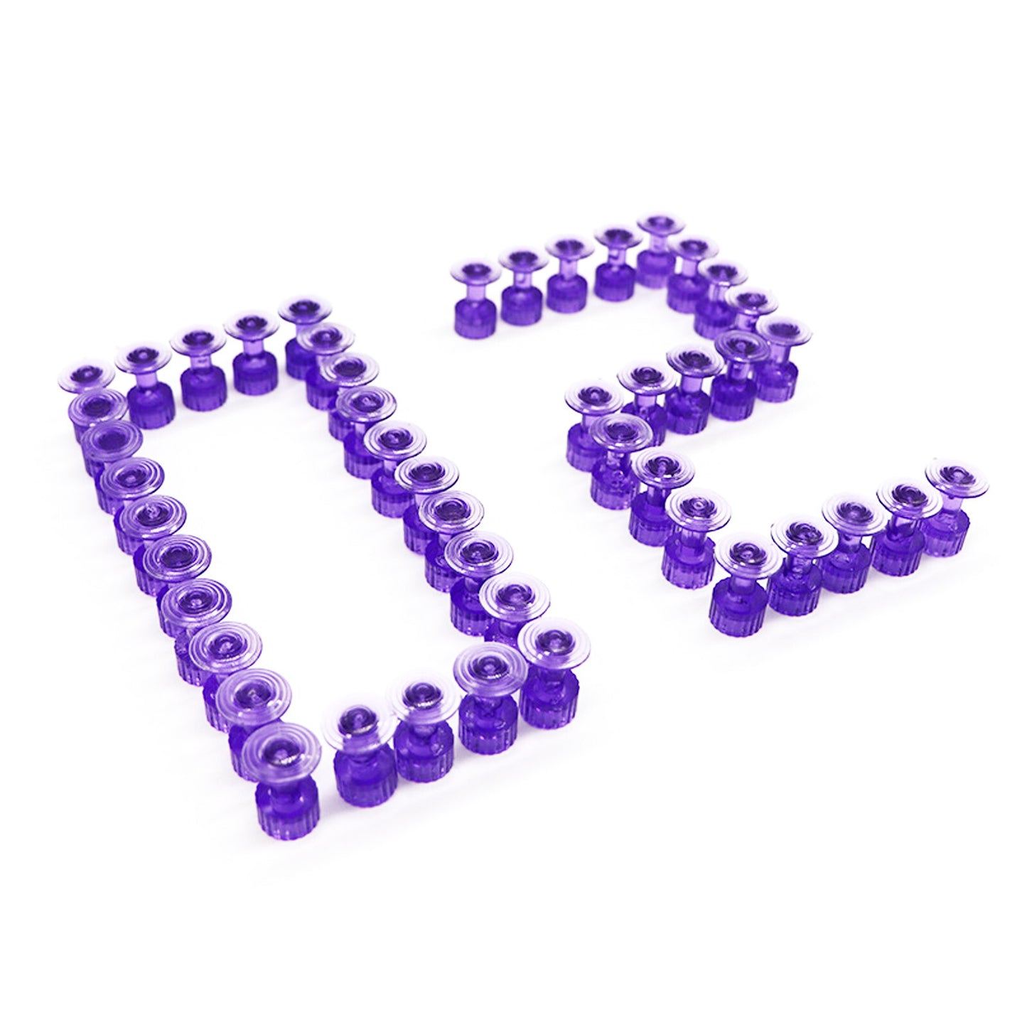 ya 1 6.30 Purple PDR adhesive pull tabs for car paintless dent repair hail repair 50 pieces
