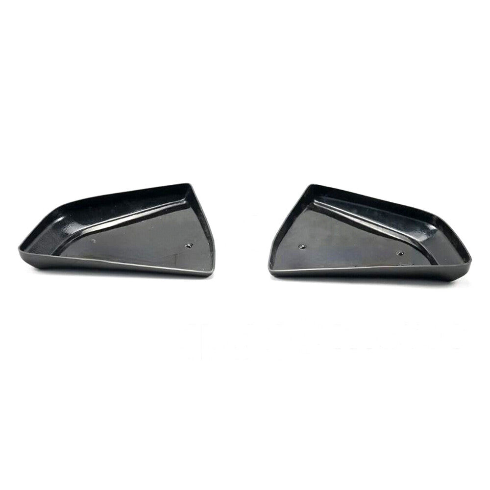 ya 11 10.28 Gloss Rear Bumper Side Corner Splitters Aprons for Corvette C7 Stingray 14-