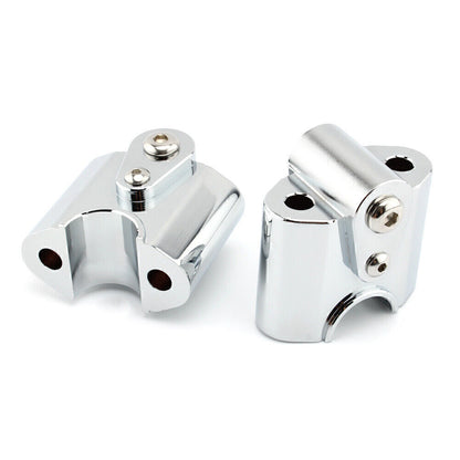 ya 5 8.7 Silver Motor Handlebar Risers Handle Bar Lift Clamp Adapters for for BMW R18