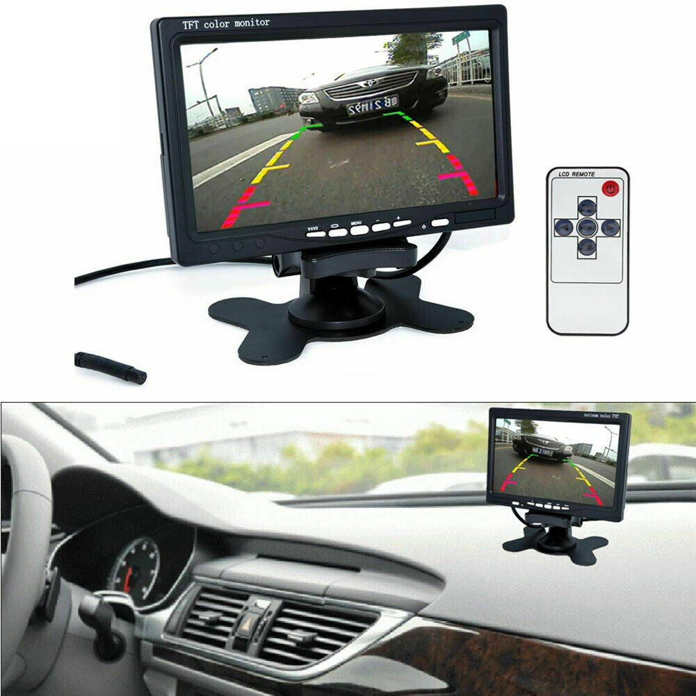 ya 5 8.7 7 TFT LCD Color CCD Mirror Monitor for Car Reverse Rear View Backup Camera DVD