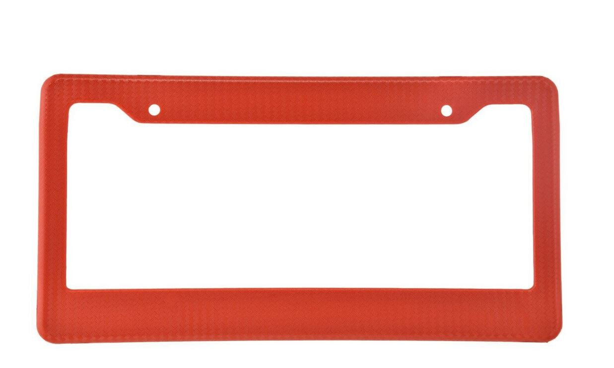 ya 1 8.5.3 1 Piece Car License Plate Frame Cover Hood Cap Trunk 2 Hole Black for Mazda 