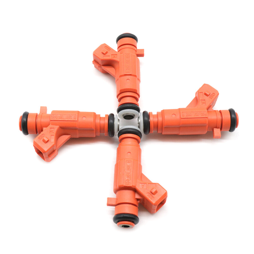 ya 1 8.5.1 0280156034 4PCS Fuel Injectors for Peugeot 206 307 for Citroen C3 Berlingo 1.6L 16V