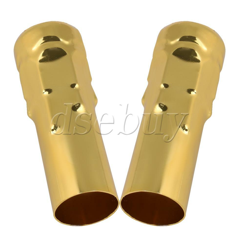 ya 14 6Peces Golden Chandelier Candle Cover Sleeves Sockets 25mm Dia 80mm Length