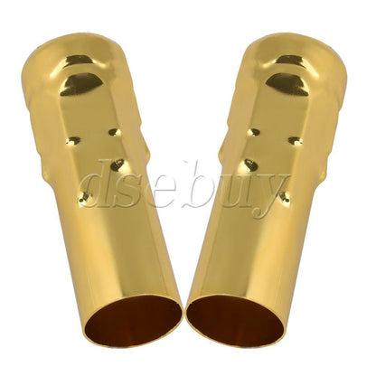 ya 14 6Peces Golden Chandelier Candle Cover Sleeves Sockets 25mm Dia 80mm Length