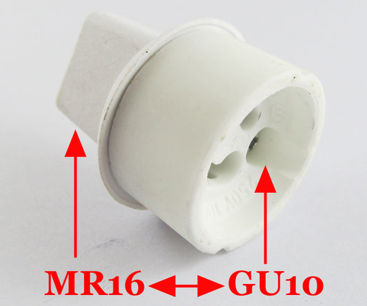 ya 14 50x MR16 Male to GU10 Female Socket Base LED Halogen CFL Light Bulb Lamp Adapter