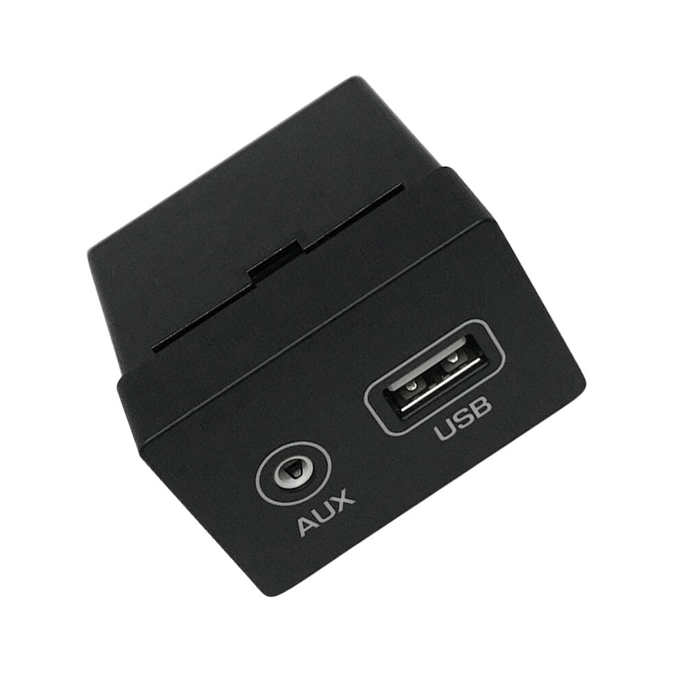 ya 5 8.7 96120-D3000 Front Jack AUX & USB Connector for Hyundai for Tucson 2016 2017 Black