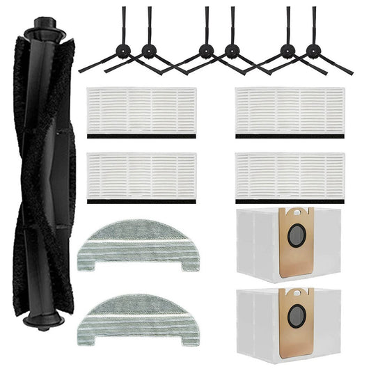 ya 25 Side Brush Filter Dust Bag Set For IHome Robot Vacuum IHRV6 IHRV14 IHRV11 Parts