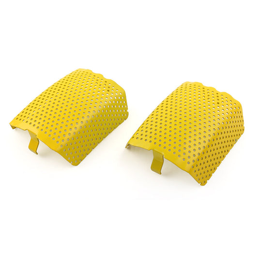 ya 4 6.17.2 Steel Front Caliper Screen Inserts for Harley V-Rod & Touring 2006-2019 Yellow