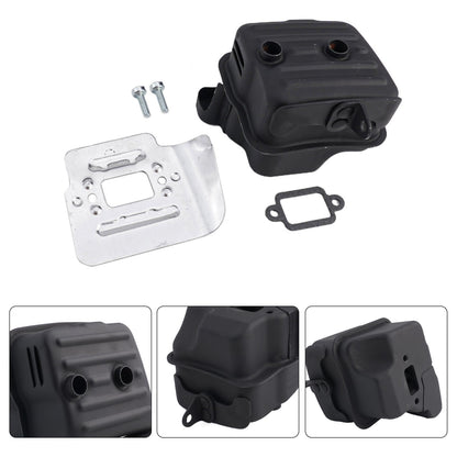 ya 17 Muffler Kit mize Back Pressure Reduce Noise Levels Reducing Fuel Consumption