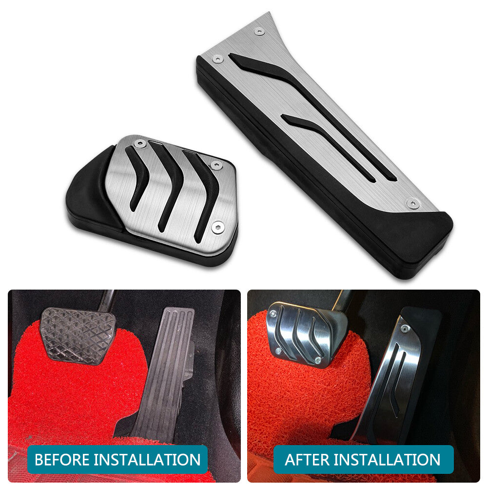 ya 9 6.5.2 Gas Pedal Brake Pedal Accelerator Pad Cover for BMW E82 1 Series Coupe 2007-2014