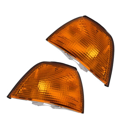 ya 5 8.7 Fits For 3' E36 1992-2000 Front Left & Right Side Corner Light Cover Yellow