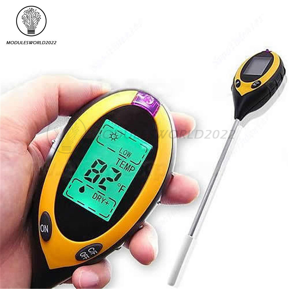 ya 26 4 in 1 PH Tester Soil Water Moisture Temperature Light Test Meter for Plant