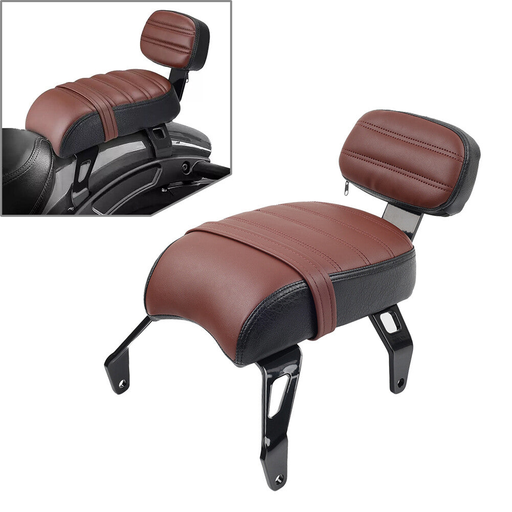 ya 5 8.7 Rear Passenger for SEAT Backrest W/ Backet For Indian Scout Bobber 2018-2023