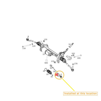 ya 5 8.7 Suitable for Mercedes-benz G500 G63 G350 outer rod ball joint (L) OE: 4633304701