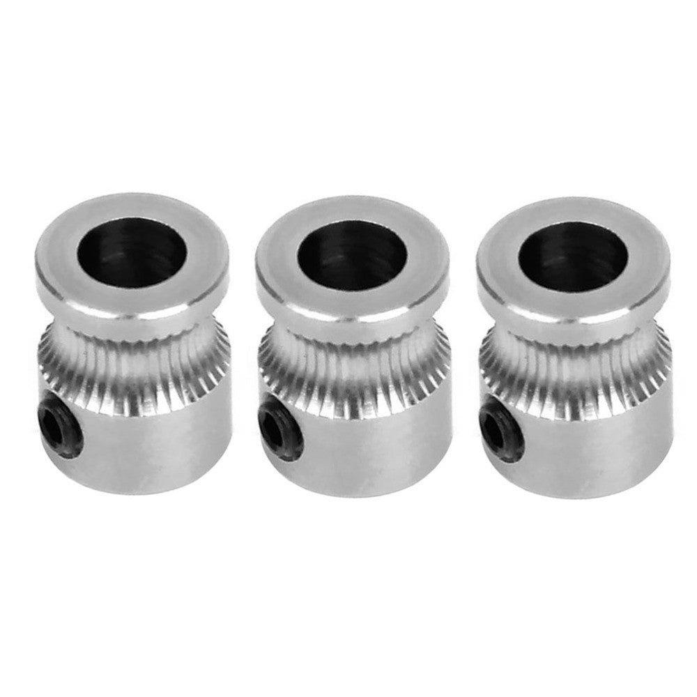 ya 5 6.16.2 3 PCS MK7 Stainless Steel Extruder Drive Gear Wheel 5mm Bore for 3D Printer