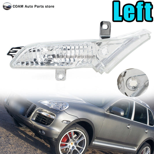 ya 12 5.22.2 Left Plastic Clear Front Side Marker Light for Porsche for Cayenne 2007 - 2010