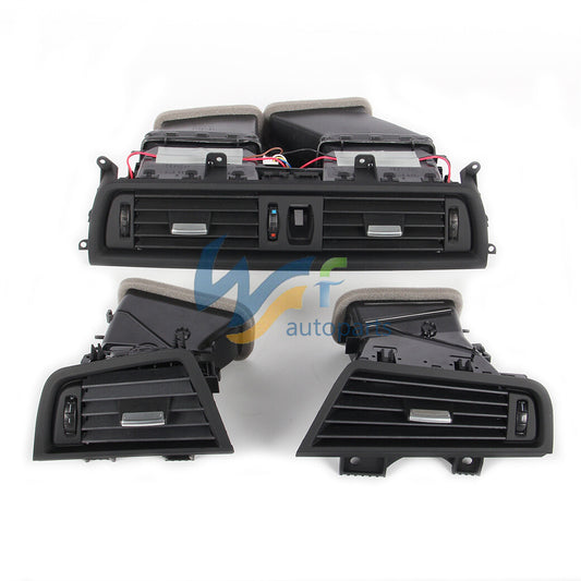 ya 9 6.5 3 Pack Front Console Grill Dashboard AC Vents Fits for BMW 5 Series