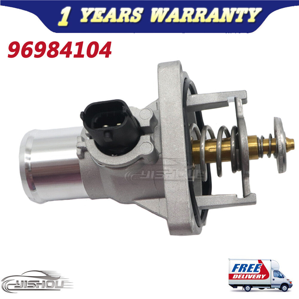 ya 4 6.17 Engine Coolant Thermostat Assembly Housing for Chevy Aveo for Cruze Sonic 96984104